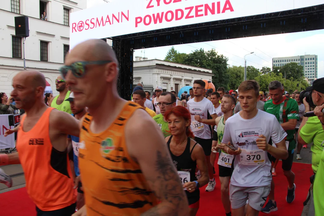 21. Bieg Ulicą Piotrkowską Rossmann Run w Łodzi