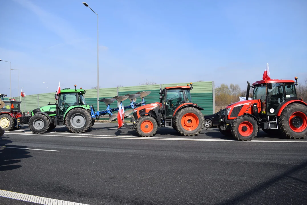 Protest rolników w Łódzkiem