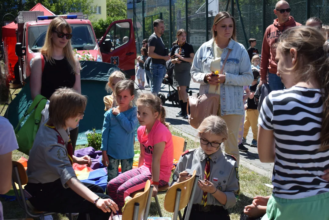 Piknik z okazji dnia dziecka na łódzkim Karolewie