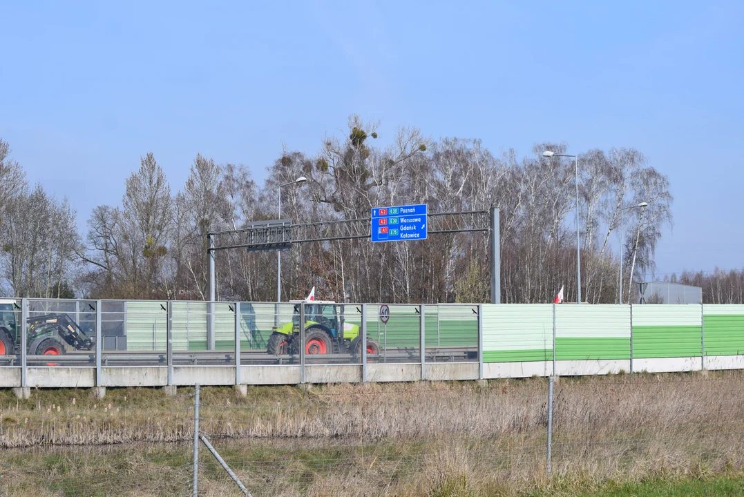 Protest rolników w Łódzkiem