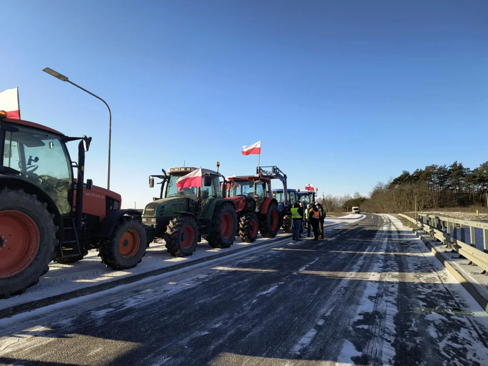 Protest rolników w Łódzkiem - 30.12.2025