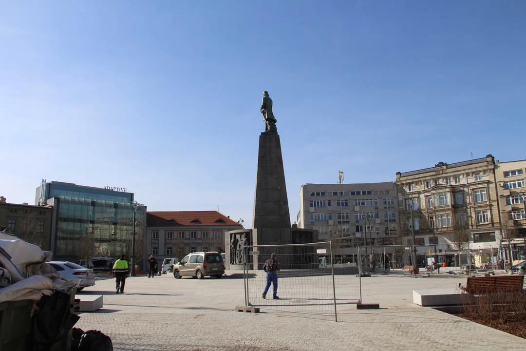 Tak wygląda plac Wolności w Łodzi na kilka dni przed oficjalnym otwarciem