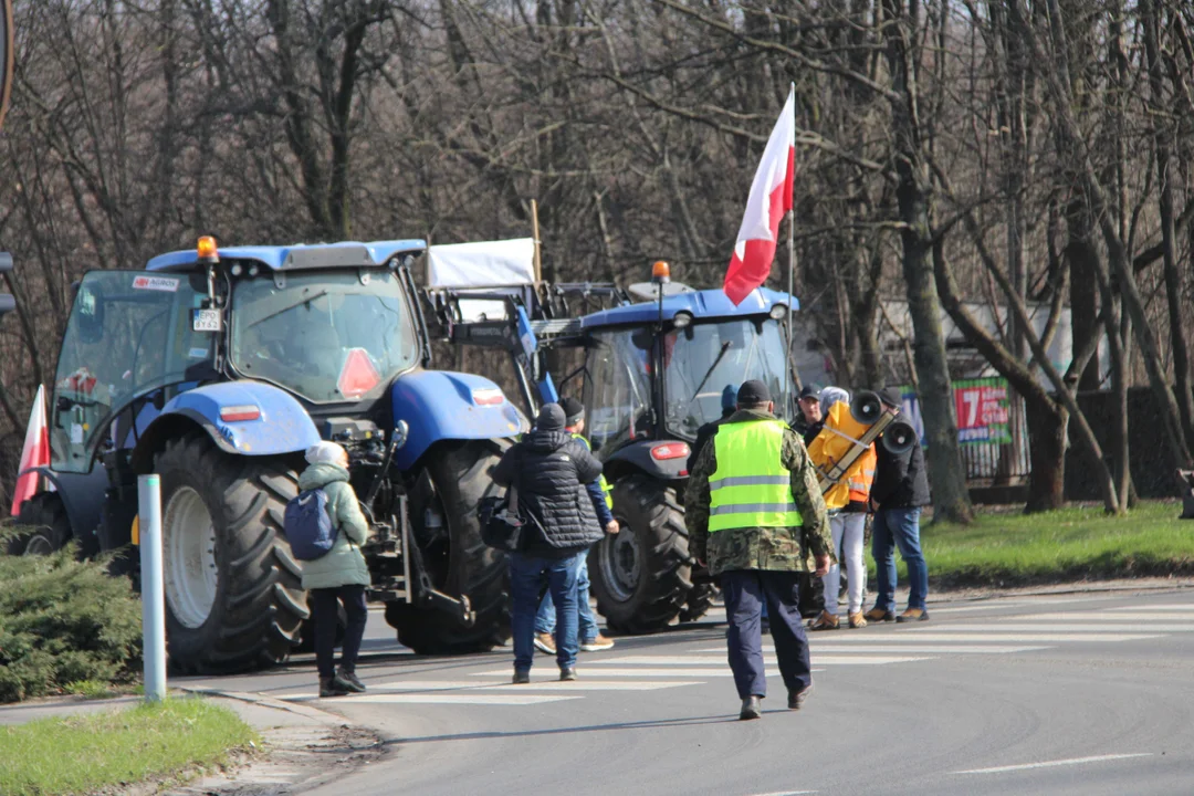 Protest rolników w Łódzkiem