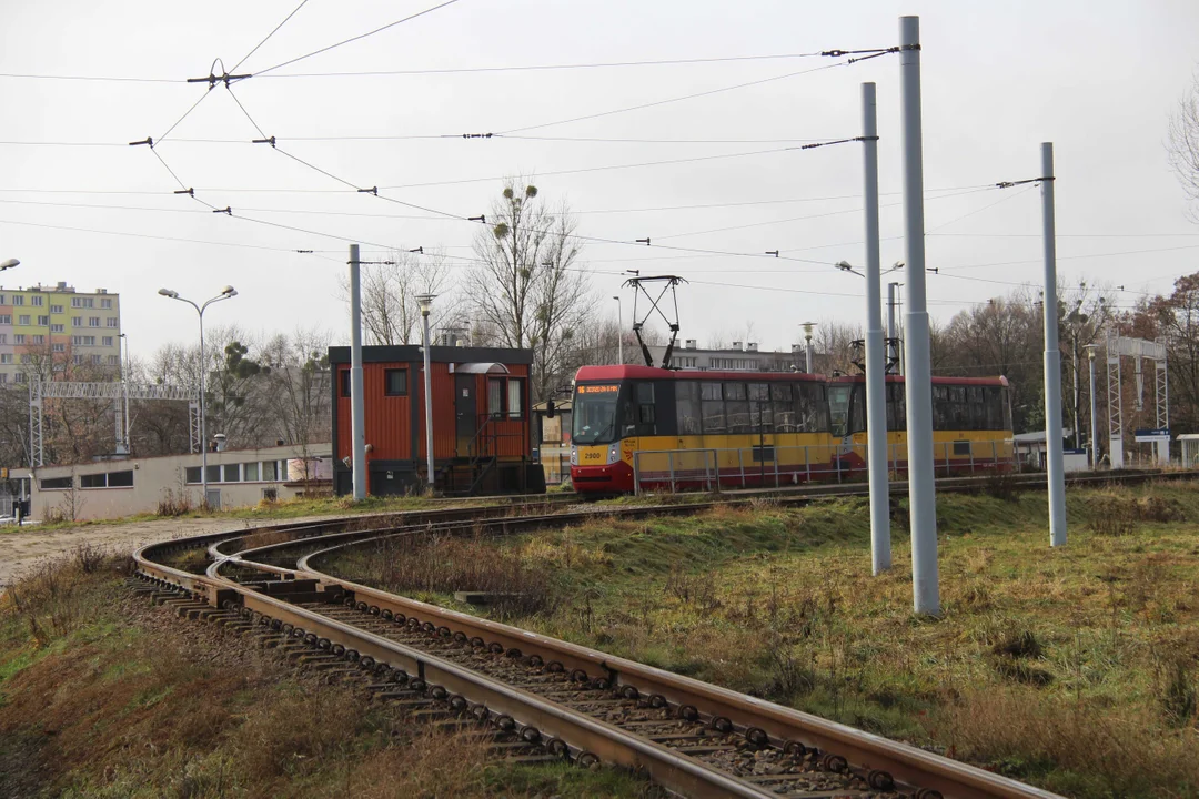 Krańcówka tramwajowa Łódź Żabieniec