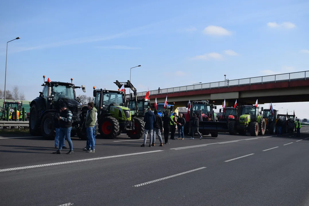 Protest rolników w Łódzkiem