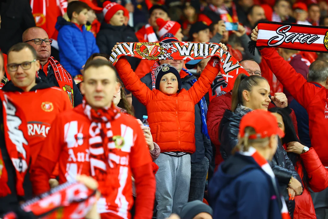 Kibice Widzewa Łódź podczas rundy jesiennej