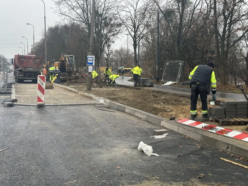 Powrót tramwajów MPK Łódź na krańcówkę cm. Zarzew