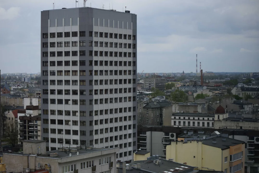 Panorama miasta widziana z wieżowca Red Tower