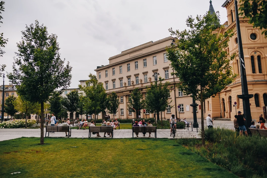 Plac Wolności w Łodzi z I miejscem w konkursie Towarzystwa Urbanistów Polskich