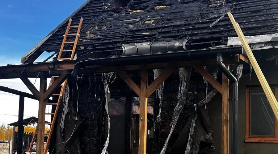 Pożar Baby zbiórka dla strażaka