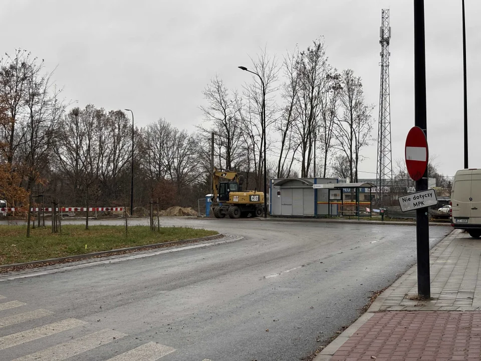 Przebudowa ulicy Szczecińskiej w Łodzi - stan na 3 grudnia 2024 r.