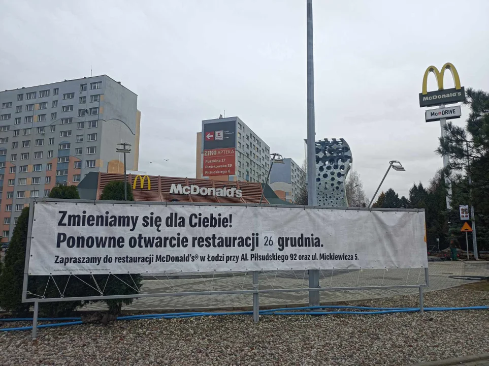 Odnowiony McDonald's na łódzkim Widzewie