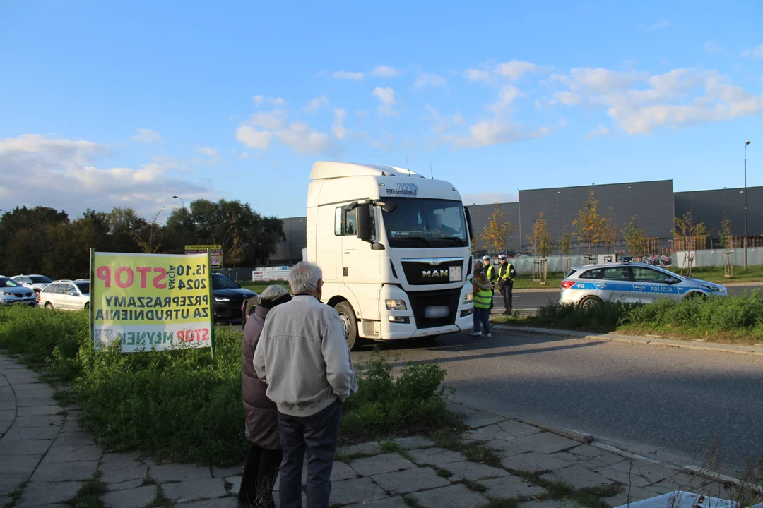 Protest mieszkańców Młynka - 15.10.2024 r.