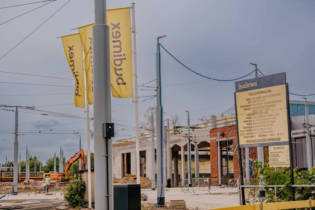 Przebudowa zajezdni tramwajowej Chocianowice - stan na maj 2024 r.