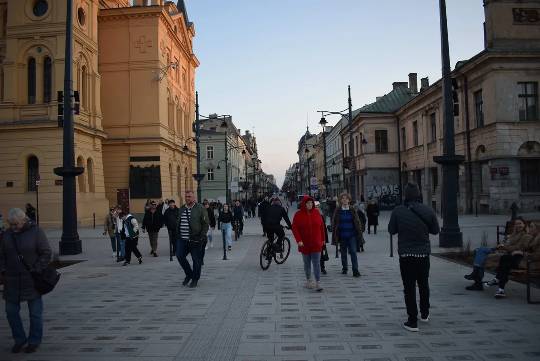 Plac Wolności w Łodzi po otwarciu