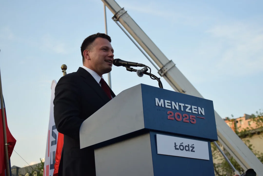 Sławomir Mentzen w Łodzi