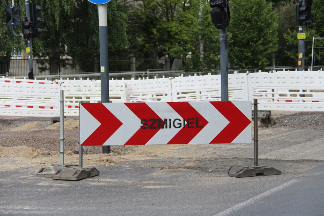 Trwa remont na kolejnym odcinku ulicy Krakowskiej w Łodzi