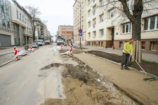 Trwają prace na Widzewie. Rozkopy na Przbyszewskiego