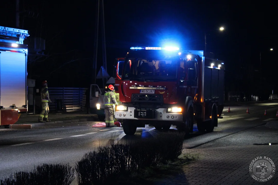 Wypadek w Gostyninie. Kobieta potrącona przez busa