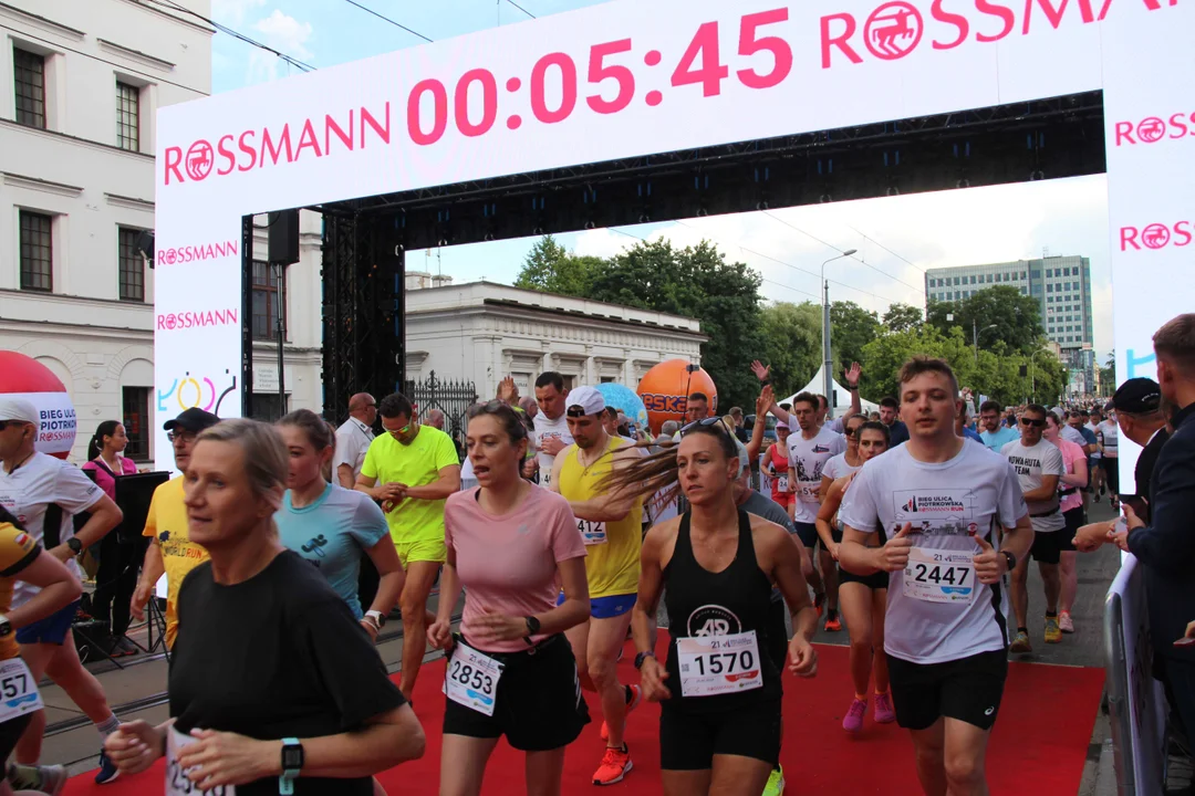 21. Bieg Ulicą Piotrkowską Rossmann Run w Łodzi