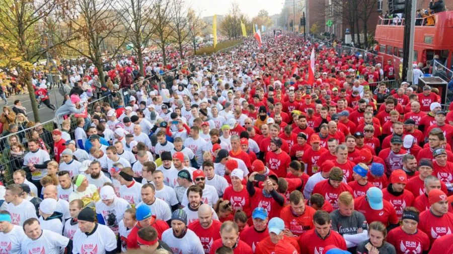 Biegu Niepodległości na poznańskich ulicach