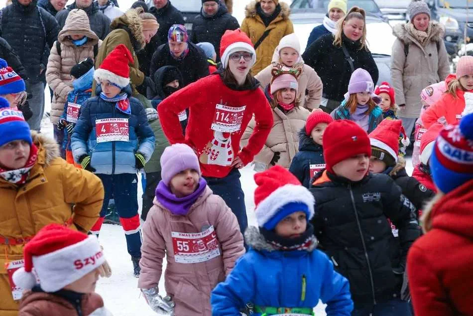 Xmas Run 2023 w Lesie Łagiewnickim w Łodzi