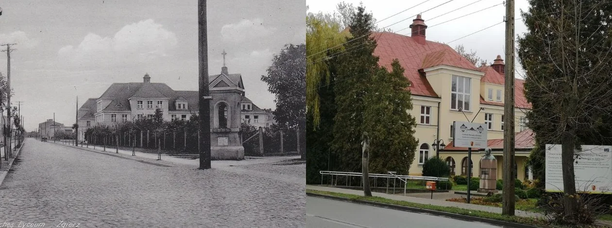 Zdjęcia Zgierza dawniej i dziś. Zobacz, jak zmieniał się budynek Kolegium Nauczycielskiego [galeria] - Zdjęcie główne