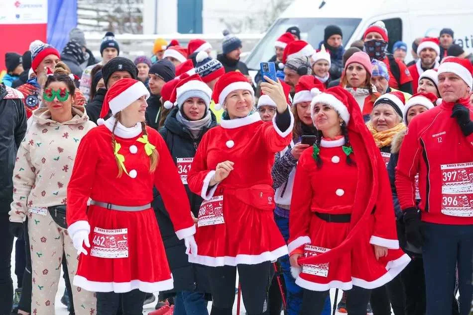 Xmas Run 2023 w Lesie Łagiewnickim w Łodzi