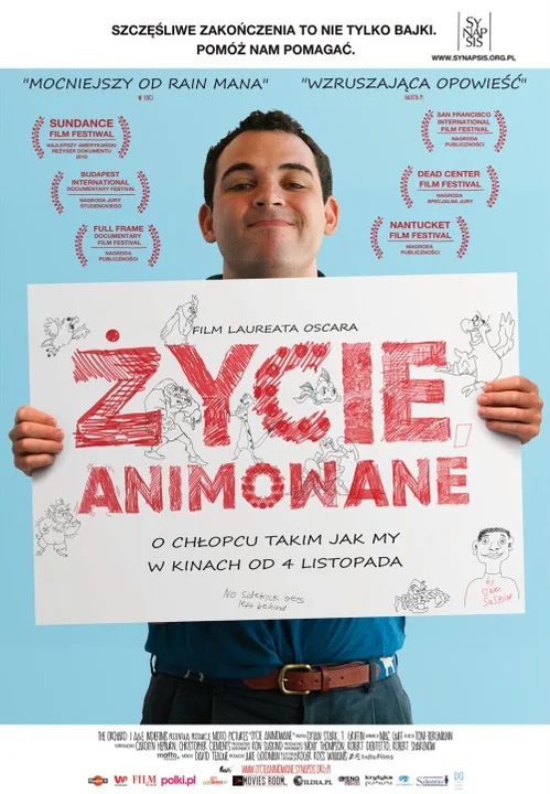 "Życie animowane" (ocena w serwisie Filmweb 7,2)