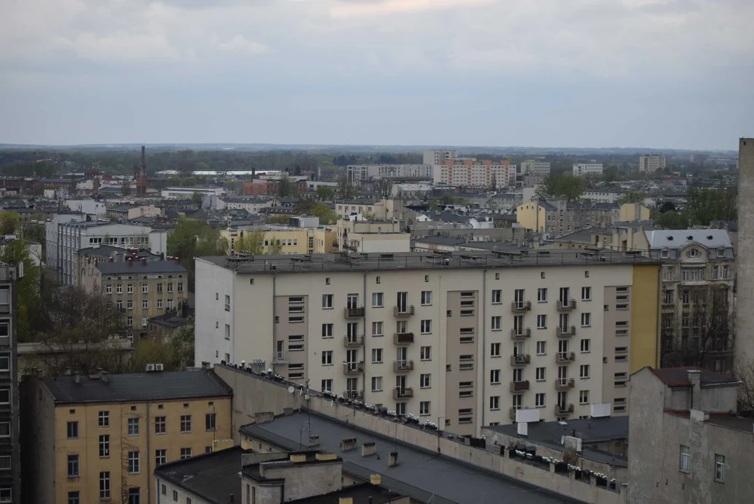 Panorama miasta widziana z wieżowca Red Tower