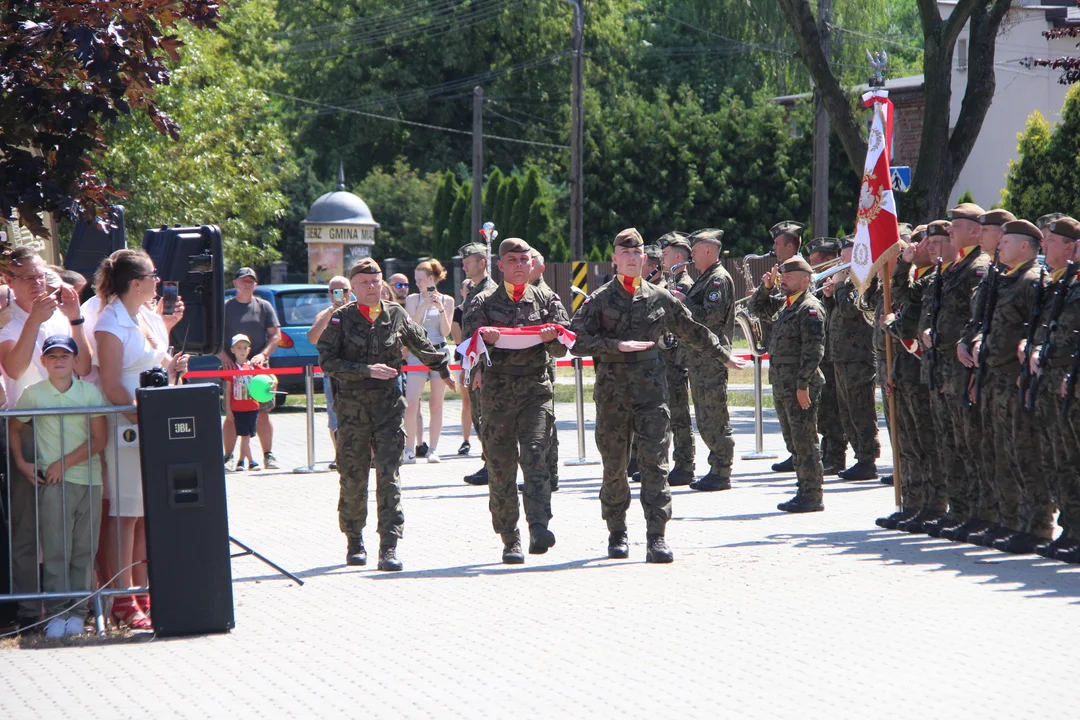 Przysięga wojskowa żołnierzy dołączających do 9 Łódzkiej Brygady Obrony Terytorialnej