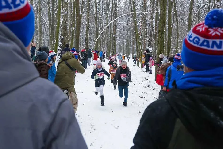 Xmas Run 2023 w Lesie Łagiewnickim w Łodzi