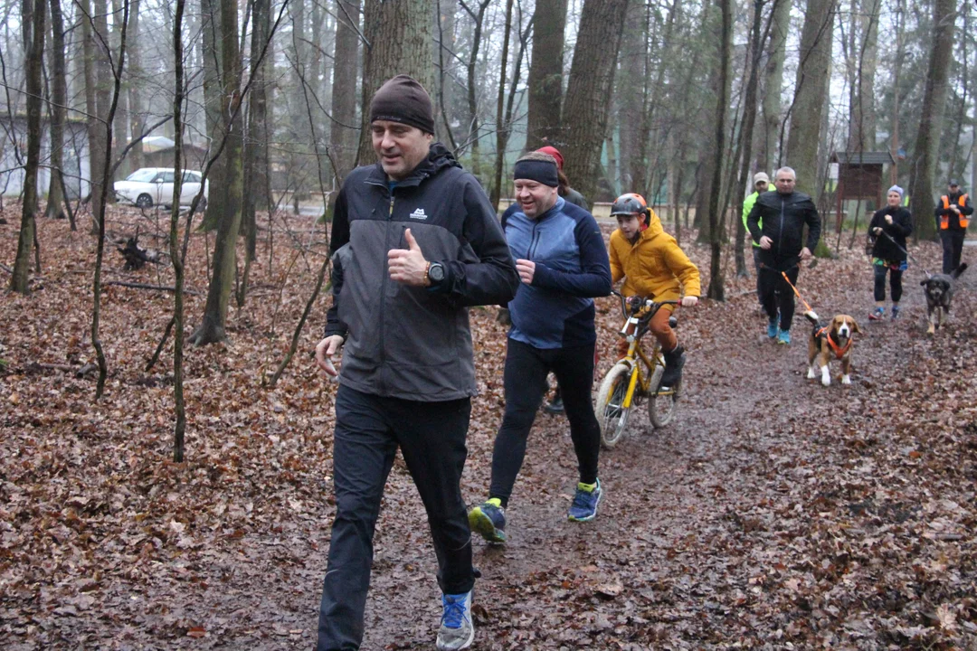 Walentynkowy parkrun w Lesie Łagiewnickim