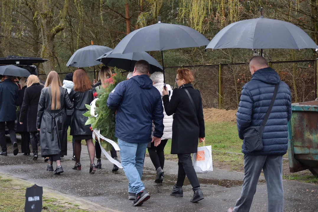 Pogrzeb Zenona Szumińskiego na cmentarzu w Zgierzu