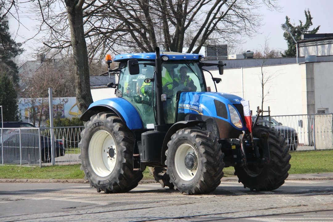 Protest rolników w Łódzkiem