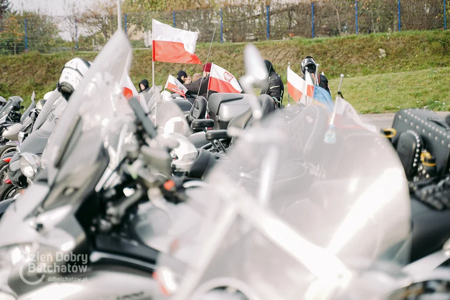 Motocykliści z Bełchatowa uczcili rocznicę odzyskania niepodległości