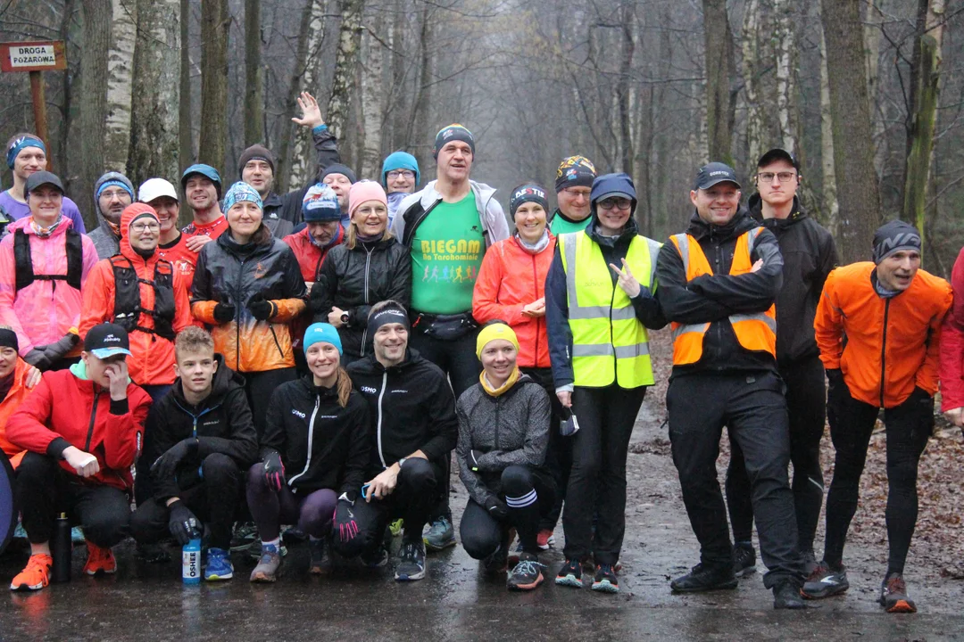 Walentynkowy parkrun w Lesie Łagiewnickim