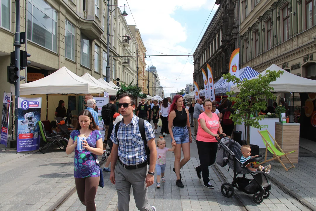 Huczne urodziny Łodzi na ul. Piotrkowskiej