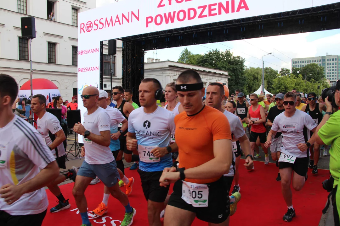 21. Bieg Ulicą Piotrkowską Rossmann Run w Łodzi