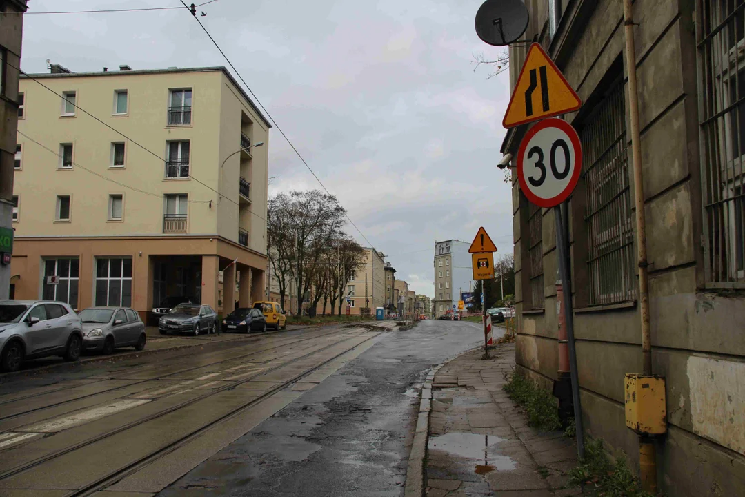 Ulica Franciszkańska w Łodzi do remontu