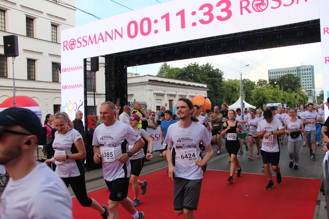 21. Bieg Ulicą Piotrkowską Rossmann Run w Łodzi