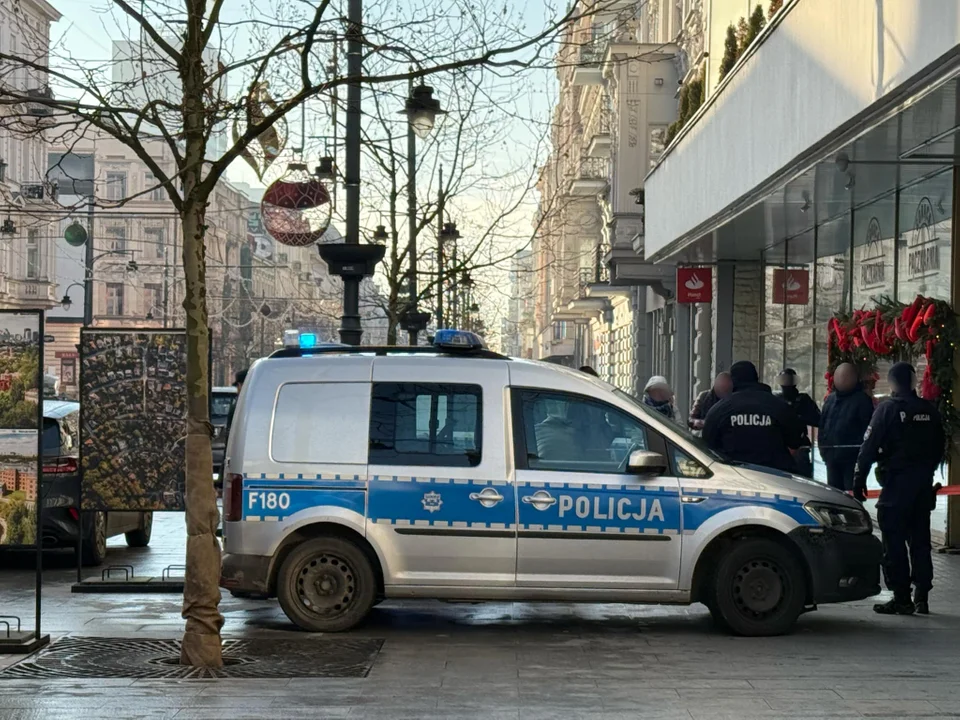 Śmierć mężczyzny na ulicy Piotrkowskiej w Łodzi