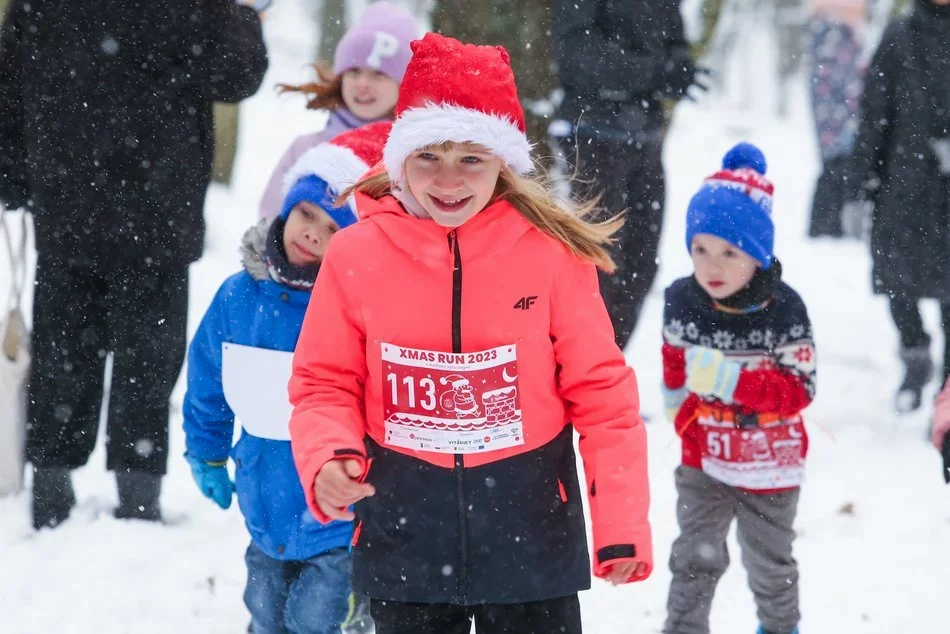 Xmas Run 2023 w Lesie Łagiewnickim w Łodzi