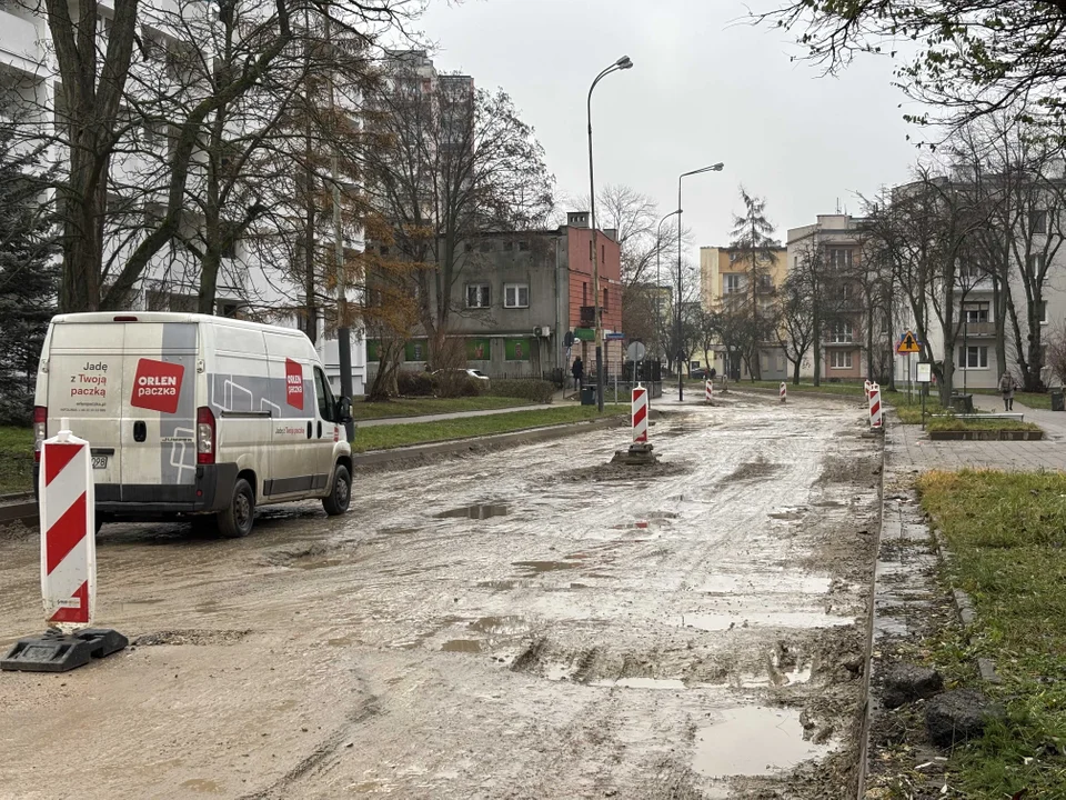 Remont ulicy Boya-Żeleńskiego w Łodzi