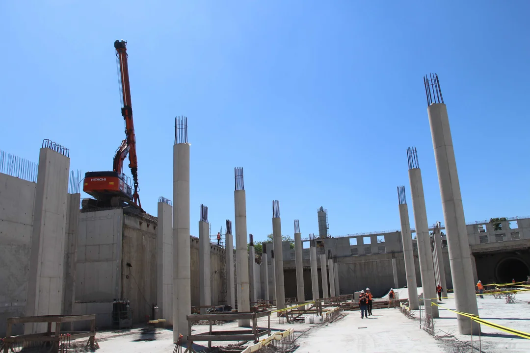 Trwa budowa tunelu kolejowego pod Łodzią - odcinek do przystanku Łódź Koziny