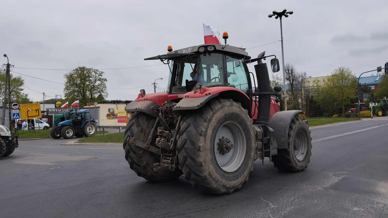 Protest rolników w Nowosolnej - 12.04.2024 r.