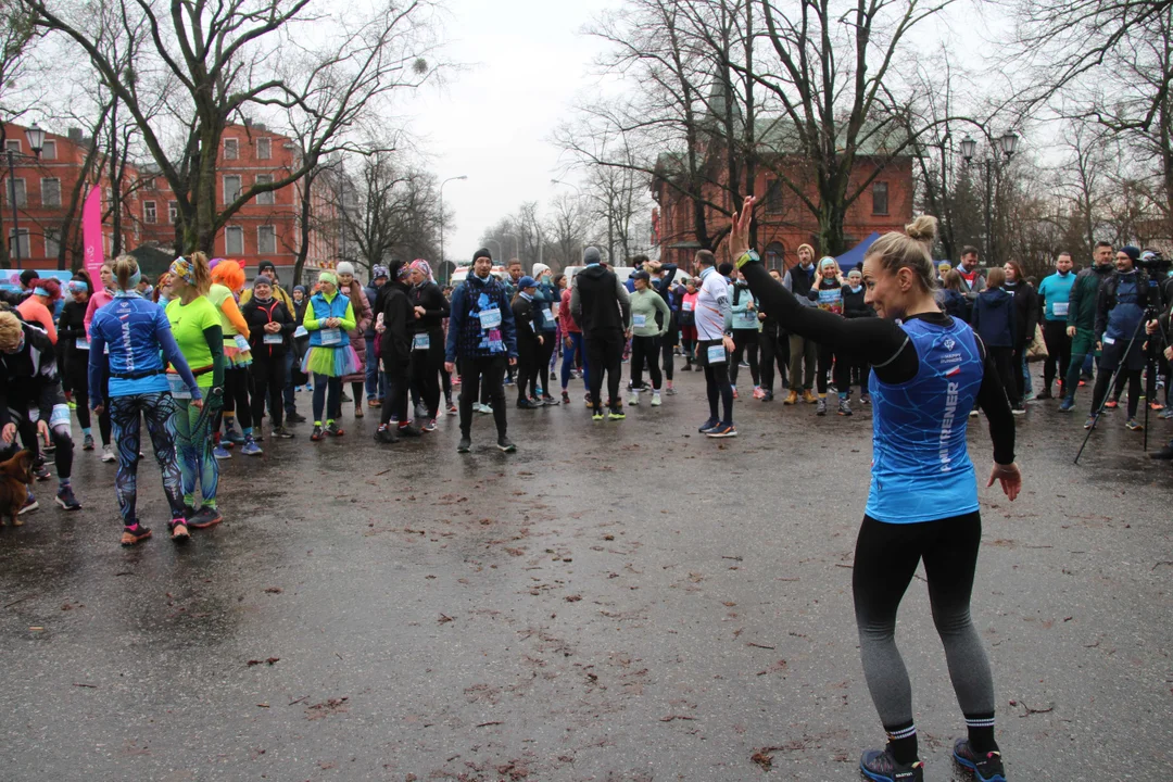 Pączek Run 2024 w parku Poniatowskiego w Łodzi