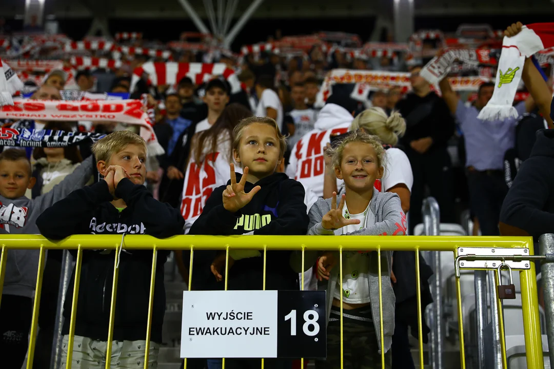 Tak wyglądały trybuny na meczu ŁKS-u Łódź ze Stalą Mielec