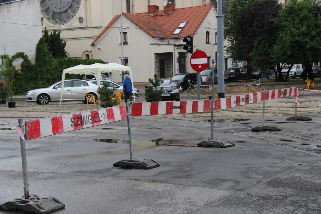 Piknik z okazji finału projektu "Od-Nowa: Czerwona" w centrum Łodzi