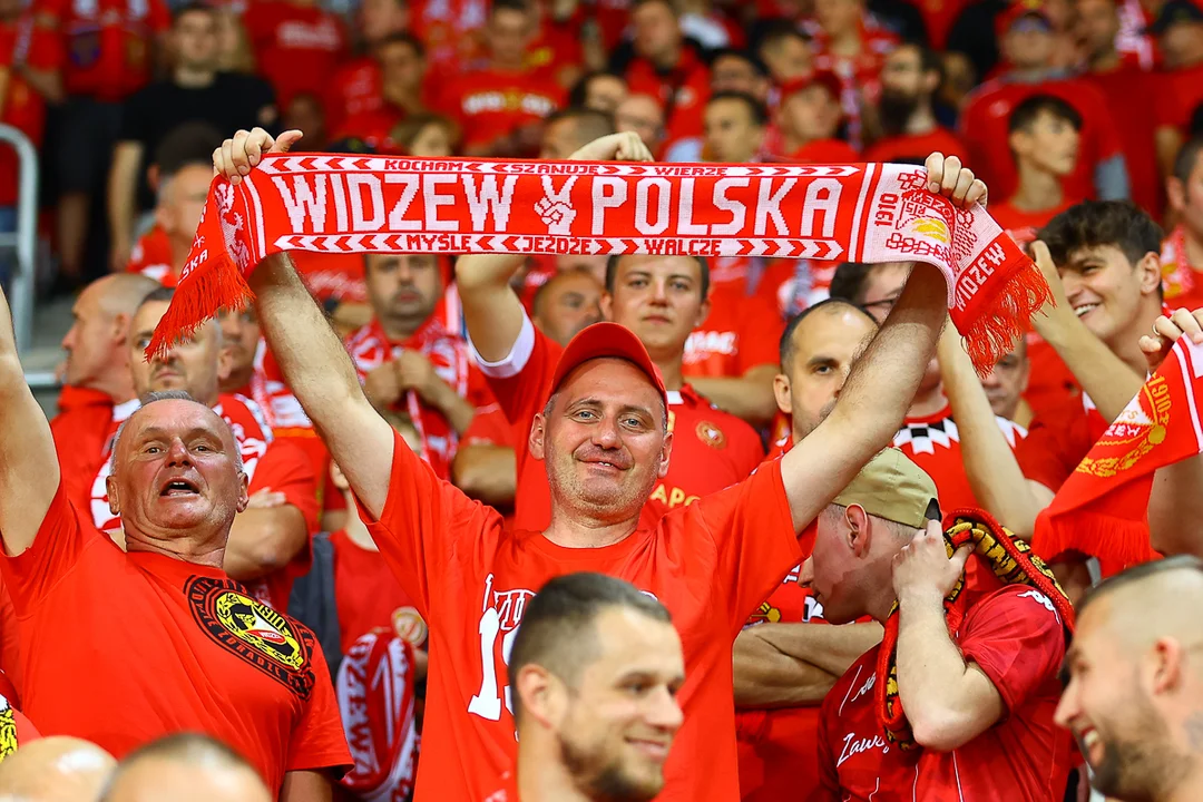 Kibice Widzewa Łódź podczas rundy jesiennej